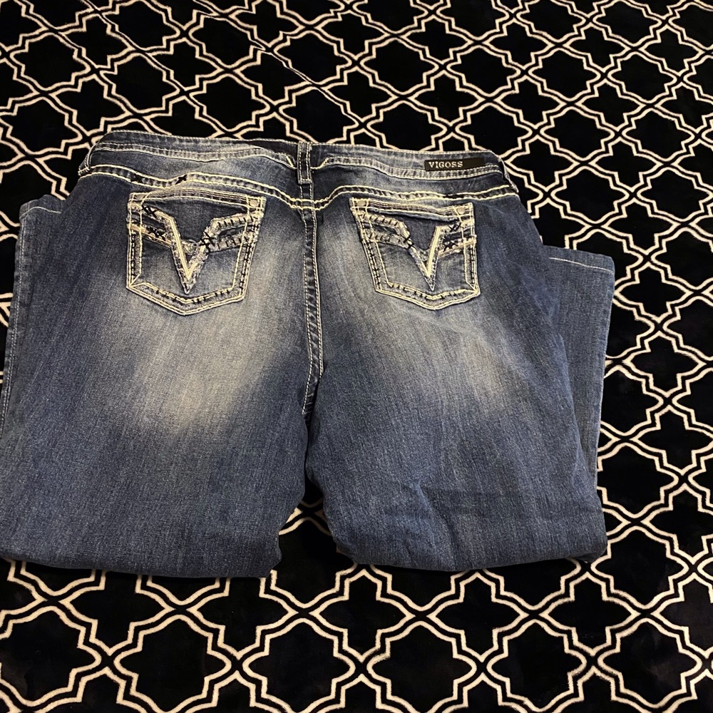 COPY - Vigoss plus size boot cut jeans size 22 blue
